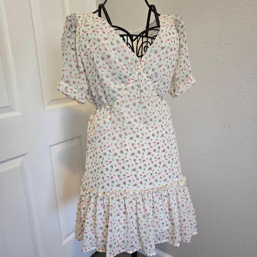 Betsey johnson white mini dress